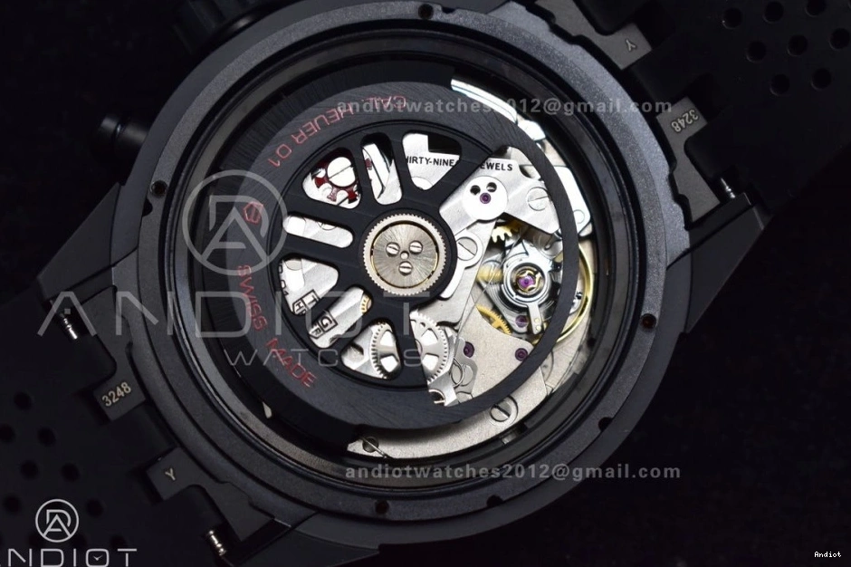 Ceramic HEUER Full Cal. Carrera A1887 XF Blk 01 45mm 0224